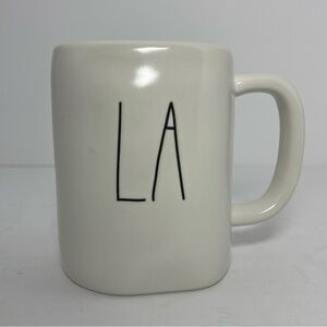 Rae Dunn - LA Mug - double sided mug - gift idea - birthday gift - souvenir mug.